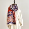 Jeelow Winter Pashmina Blanket Scarfs Shawls Wraps Open Front Poncho