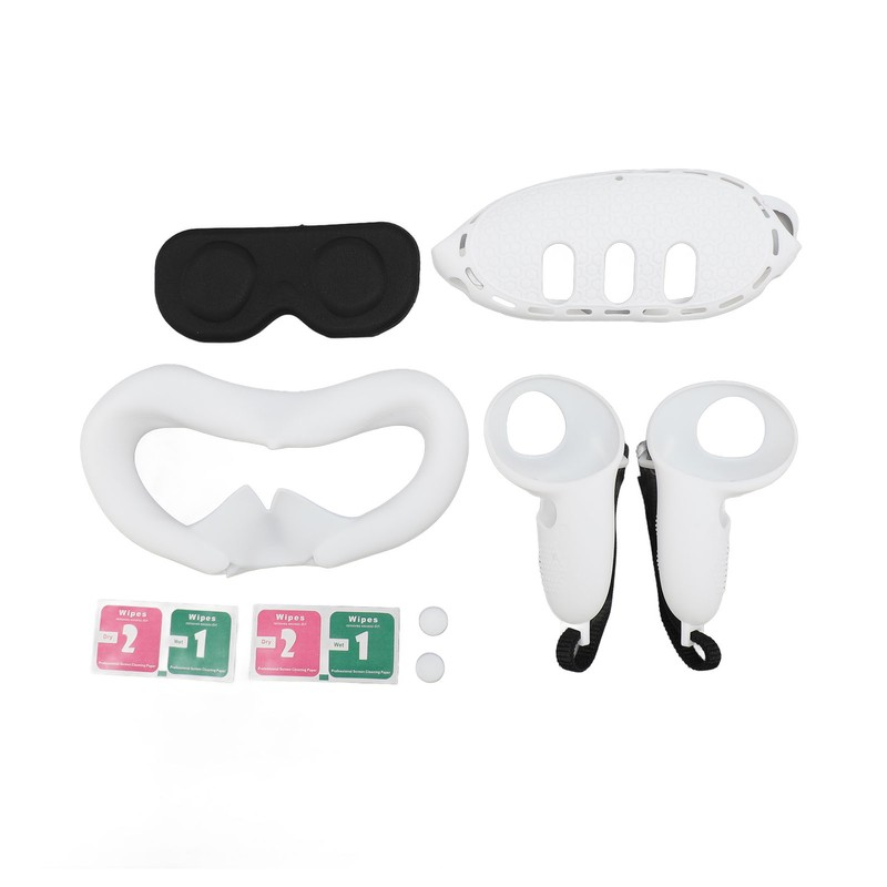 VR Glasses Silicone Cover Set Controller Grips Front Shell Headset