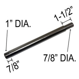 Marine Pro Tilt Tube Stainless Mercury 75-300hp 3cyl-V6 1.035" X 12-1/8"