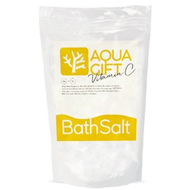 Chlorine Removal, Bath Salt, Vitamin C, Magnesium Chloride, 100% Naturally Derived Ingredients for Skin-friendly, AQUAGIFT Aqua Gift, Vitamin C x Magnesium Chloride, Includes Spoon, 30 Day Supply