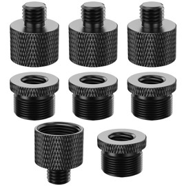 Rigych Mic Stand Adapter 5/8 Female to 3/8 Male and 3/8 Female to 5/8 Male Screw Thread Adapter for Tripod Stand Mic Mount ect 8 PCS