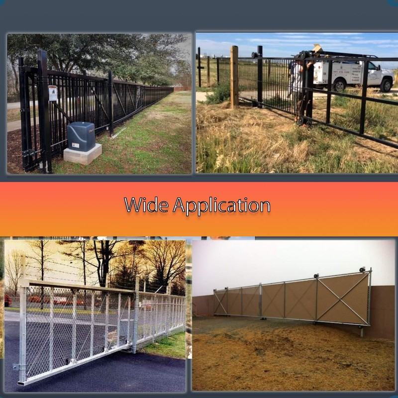 Sliding Gate Rollers,Cantilever Gate Rollers,Nylon Cantilever Slide Gate,4" Square Post