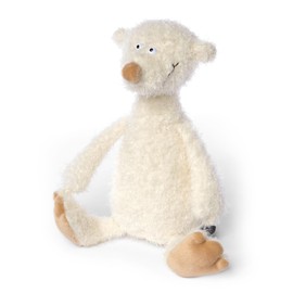 sigikid 43299 Beasts by Cuddly Animals with Personality Plush Toy, White/Bear