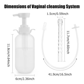 Mineens 300ml Enema Bulb Kit – Medical-Grade Anal Douche & Vaginal Cleansing System,Reusable Enema Kit with1 Nozzle Tips for Colon Cleansing, Detox & Hygiene,Portable Douche for Men & Women