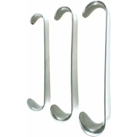 Norralco ROUX Retractor, Double Ended, Blade 7/8" x 1.3/8", Size: Medium