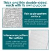 Double Sided Stainless Steel Nail File, Reusable Manicure Files with