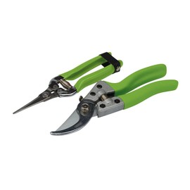 Draper 08987 Bypass Pruner and Flower Shear Set (2 Piece), Green