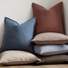 Foindtower Pack of 2, Decorative Linen Soild Throw Pillow Covers