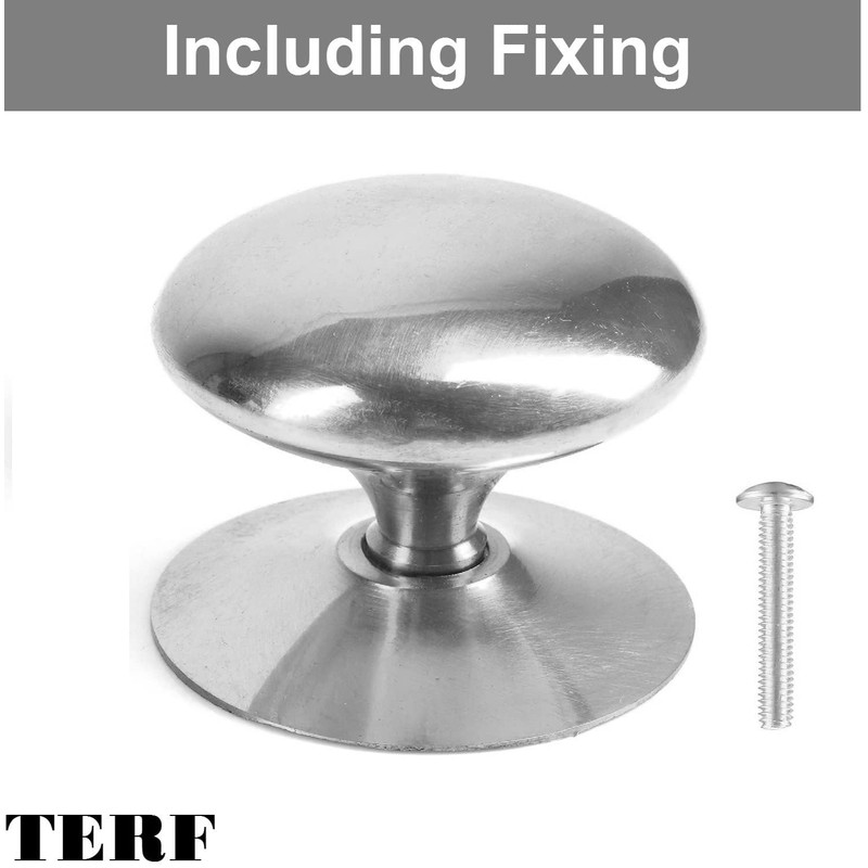 TERF® 35mm Traditional Polished Chrome Cabinet Door Knobs 35mm Chest