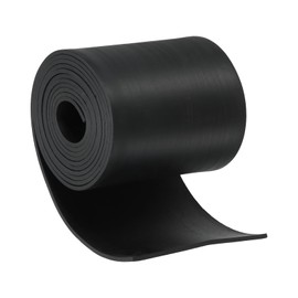PATIKIL Rubber Strips, 1/8" Thick x 3.1" Wide x 6.6' Long Neoprene Rubber Sheets Solid Rubber Rolls for DIY Gasket Flooring Weather Stripping