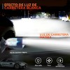 Par Coche Led Faro Lupa Proyector Focos H4 Altoy Bajo