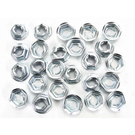 SFS Mopar A & B-Body Dash Defroster Vent PAL Nuts- Fits 1/4" Studs- 25 nuts- #082