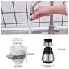 Pack of 2 Tap Extension, Tap Aerator, Tap Attachment, Rotating