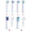 Oral-B 8 Pack Toothbrush Cover for Protecting Oral-B Replacement Brush