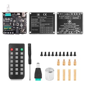 Alnicov HiFi Level 15W + 15W Stereo Bluetooth Digital Power Amplifier Board Module U Disk Pillar Bracelet Remote Control Y15H