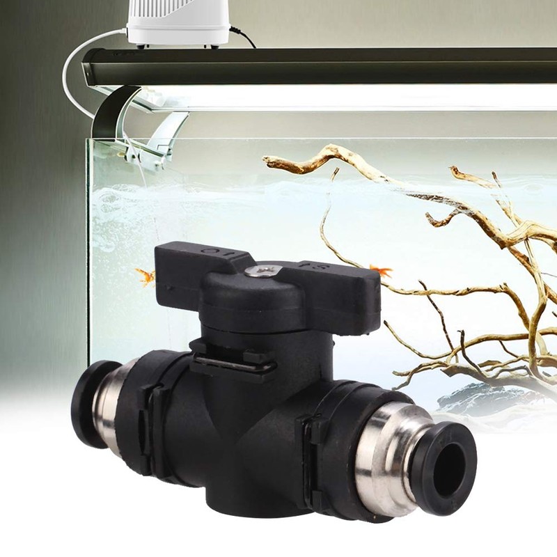 ANKROYU 2-Way Airs Flows Control, Plastic CO2 Regulator Manual On/Off