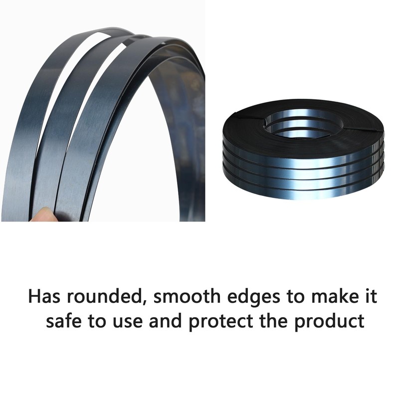NVOYAJUAN Bluing Steel Strapping Coil 5/8" x .020" x 311'