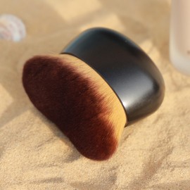 Self-Tanning Brush Applicator, Kabuki Brush For Body, Tanning Brush, Self Tanner Brush, Large Makeup Brush Kabuki Foundation Brush, Self Tan Brush, Body Makeup Brush, Bronzing Brush (Black)