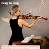 Poseidon Violin for Beginners Adult Fiddle Set, Acoustic Violin Solid