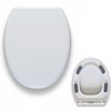 MinShaToilet Seat Soft Close with Quick Release Easy Install