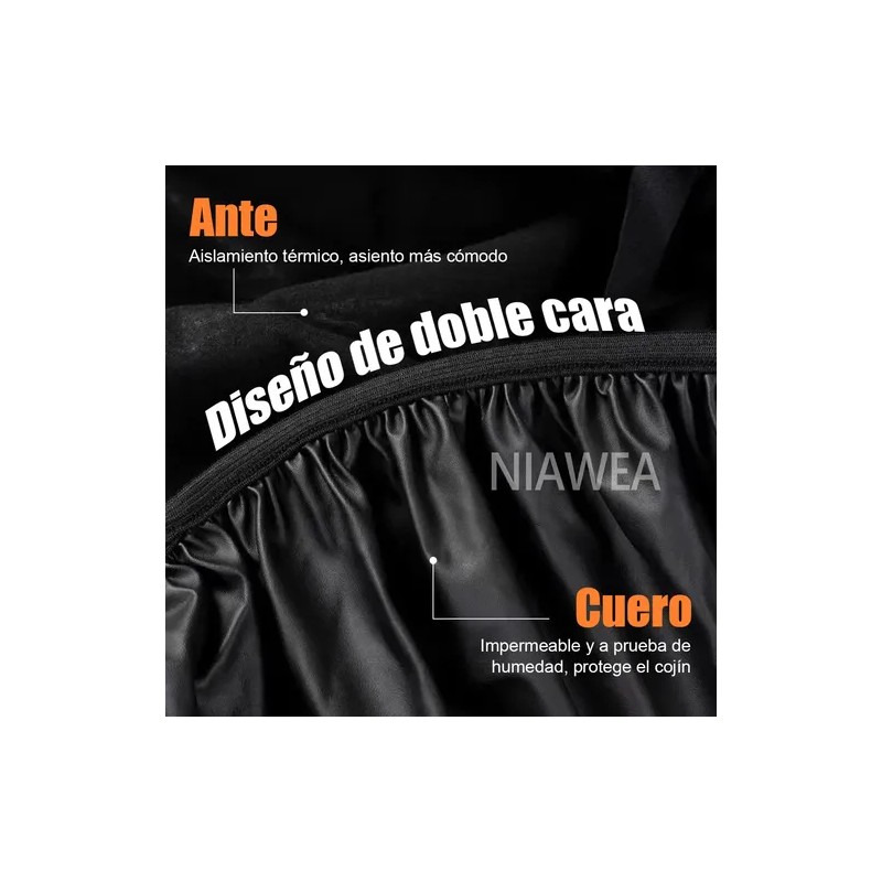 2pz Funda Asiento Impermeable Con Protección Solar Para Moto