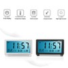 Digital Travel Alarm Clock Battery Operated LCD Clock with Date