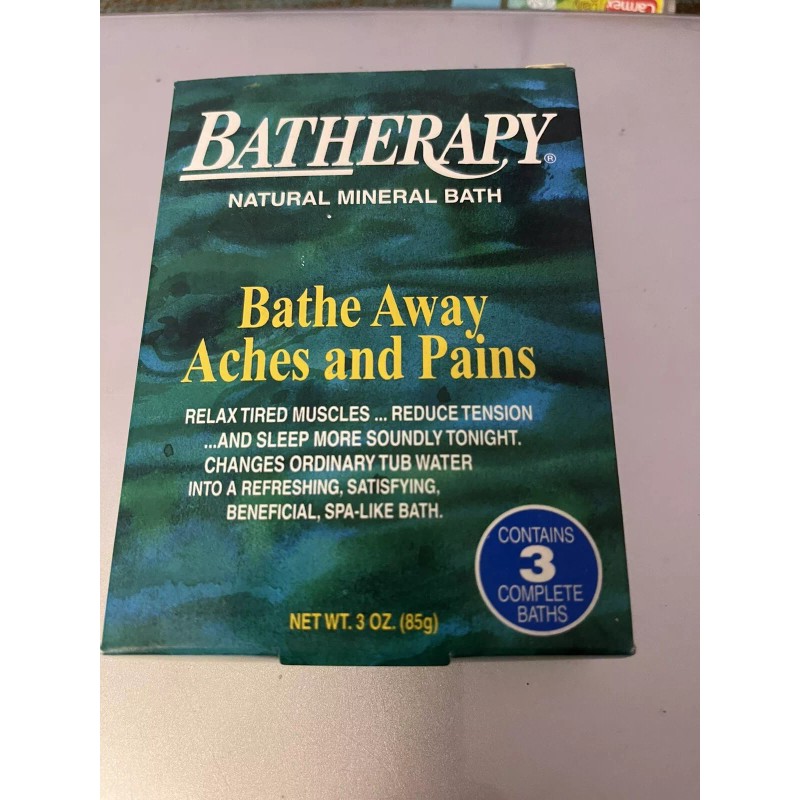 Batherapy Natural Mineral Bath, Aches And Pains, Relax Muscles -
