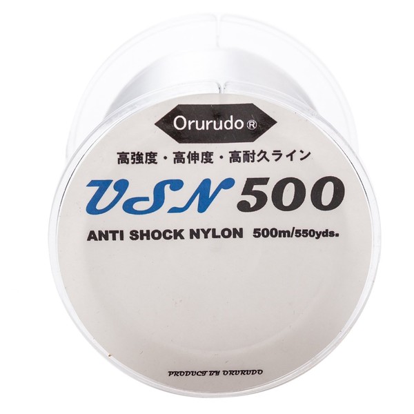 Orurudo Fishing qb210001 Nylon Line, USN500 Anti Shock Nylon, Ultra