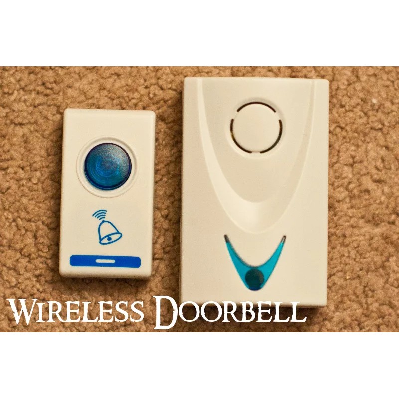 WIRELESS Doorbell Door Bell Chime Sound Dorm Room Portable Travel