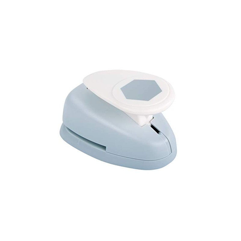 Rayher Paper Craft Punch with Hexagon Design, Lever Punch for