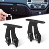 SNOMEL 2 Pcs Car Hooks for Passenger Glove Box, Self-Adhesive