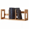 klotski Expandable Desktop Bookshelf, Desktop Tabletop Organic Wooden Filing Organization