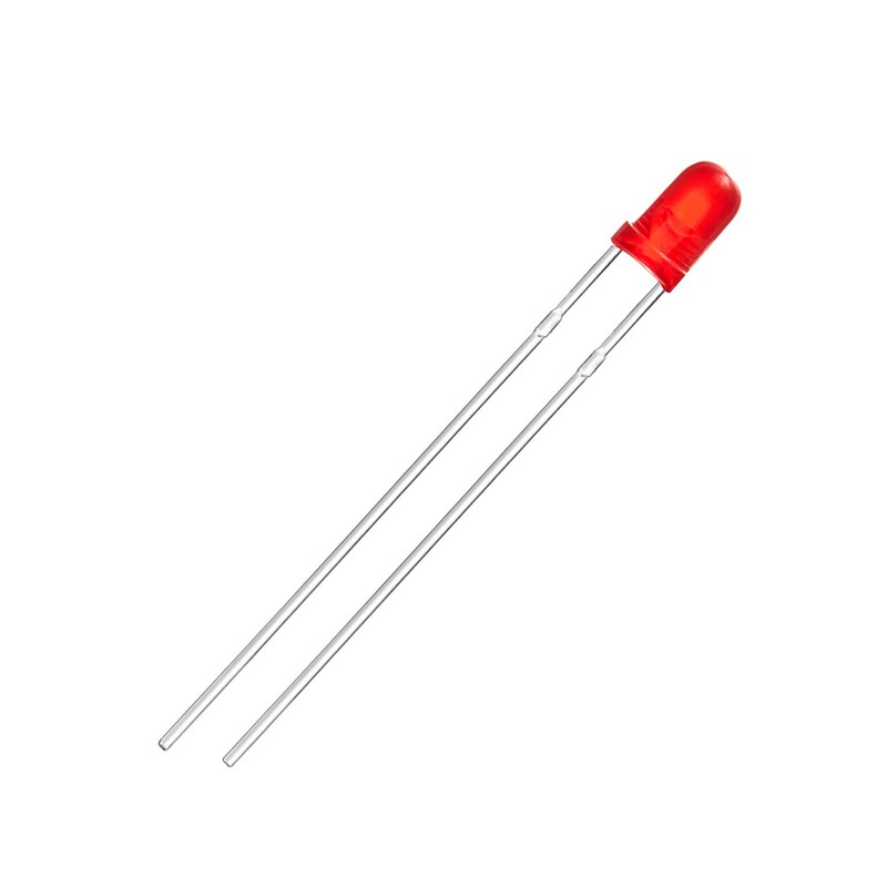 CHANZON 100 pcs 3mm Blinking Red LED Diode Lights 1.5Hz