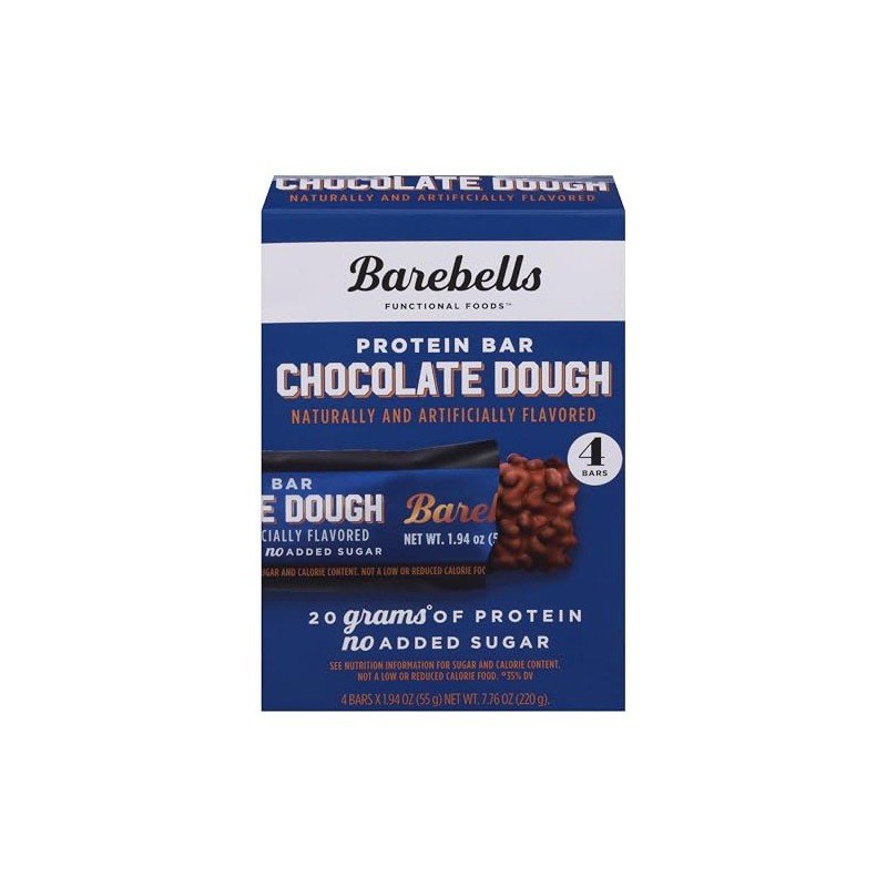 Barebells, Protein Bar Chocolate Dough, 7.76 Ounce