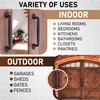 VivaLight 2-Pack 10 Inch Round Rustic Sliding Barn Door Handle