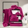 REDBEST Duschtuch Oceanside Walk-Frottier Fuchsia Größe 70x140 cm