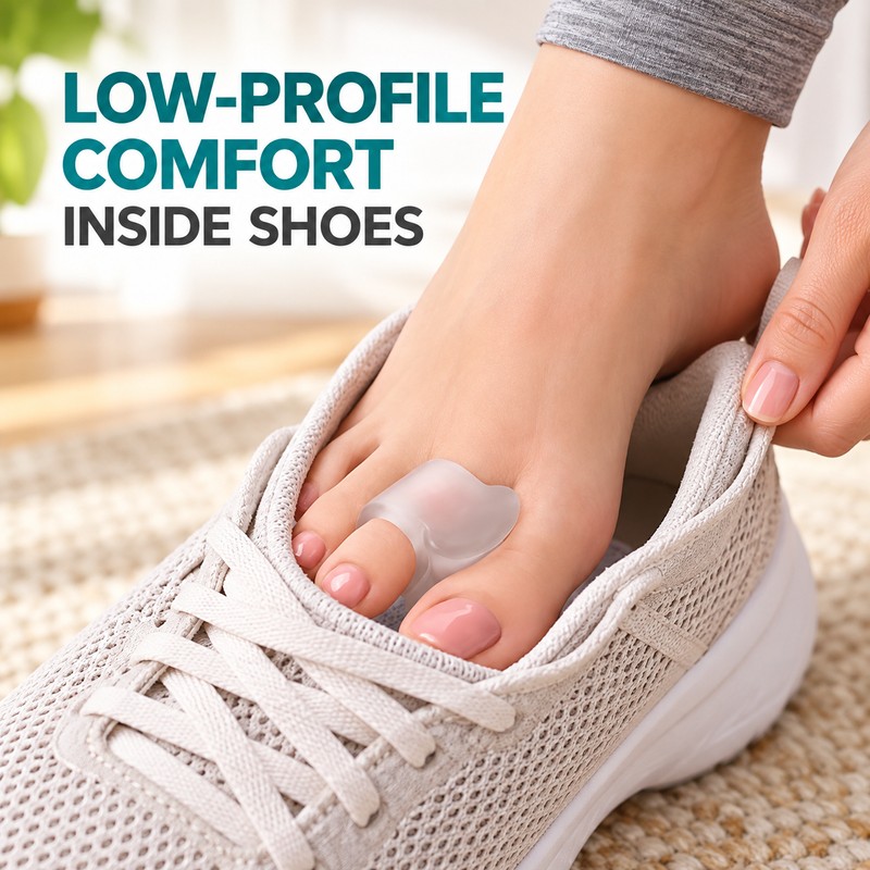 4-Piece Unisex Toe Covers with Gel Padding and Cushioning for