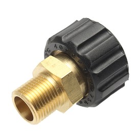 TuToy M22 Female 3/8 Inch Lance Adapter Coupling for Karcher & Nilfisk IND
