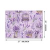 JOINFANXIN Lavender Wrapping Paper 12 PCS, Purple Flower Butterfly Double