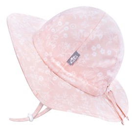 Jan & Jul Breathable Summer Girls Sun-Hat with Adjustable Strap (XL: 5-12 Years, Prairie Flowers)