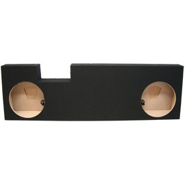 Compatible with Ford F250 or F350 Super Crew Cab Truck 2001-2014 Dual 12" Subwoofer Sub Box Speaker Enclosure