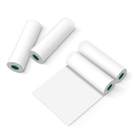 JADENS 4 Rolls 4"x6" Direct Thermal Shipping Labels, Permanent Adhesive Label, Compatible with JADENS PD-A4 Portable Printer,27 Sheets/Roll,108 Sheets