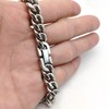 Silverso Cuban Link Bracelet for Men, 10mm Stainless Steel, Smooth