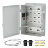 Joinfworld Vented Outdoor Enclosure Box 18.1x12.6x6.4 Outdoor WiFi Enclosure Waterproof