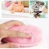 Cepillo Corporal de Silicona y Estropajo Exfoliante Rosa (Set de