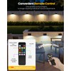 Bridika Solar Fence Lights with Remote, 12 Pack Bright 100