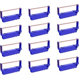 Bigger Compatible Ribbon Replacement for SP700 Printer Ribbon B/R Replacement for Star SP-700BR, RC-700BR, SP-712, SP-742 Ink Ribbon (Black and Red, 1