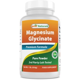 Best Naturals Best Naturals Magnesium Glycinate Powder - 1 Pound (1 LB (Pack of 1))