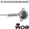 Wild Devil Baits Screw Jig Head Screw Jig Head Spiral