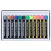 Pentel Fluorescent and Metallic Oil Pastels Set of 12 Assorted